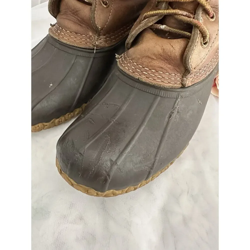 LL Bean Gore Tex Thinsulate Duck Boots Men 10 M Brown Hunting